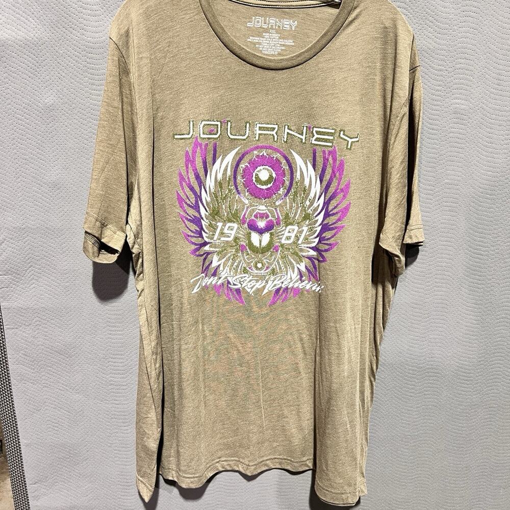 Journey 1981 "Don't Stop Believing" T-shirt Size XXL BR2022